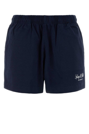 Navy blue cotton shorts Black SPORTY & RICH (SH03776269BL106)