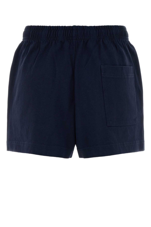 Navy blue cotton shorts Black SPORTY & RICH (SH03776269BL106)