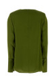 Зелена атласна блузка TOM FORD (TS2167FAX1778)