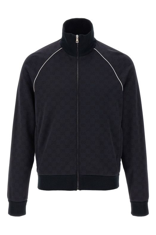 Толстовка GG, синяя GUCCI 768550XJG1Y4140