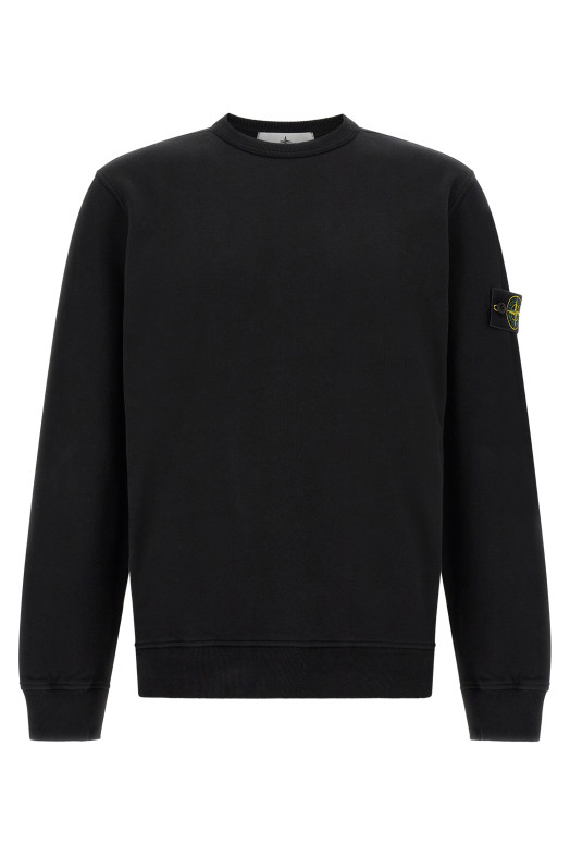 Світшот «Badge Stone Island», чорний L2S156100049S0A20V0029