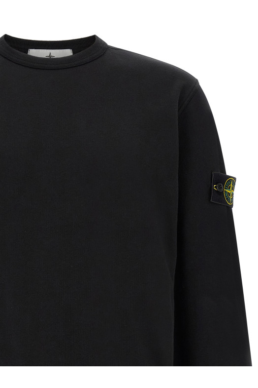 Світшот «Badge Stone Island», чорний L2S156100049S0A20V0029