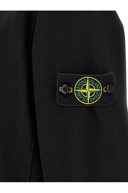 Світшот «Badge Stone Island», чорний L2S156100049S0A20V0029
