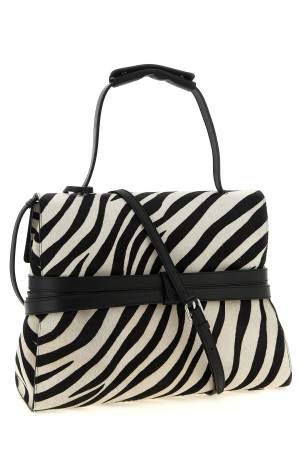 Regular 'Tie Me' handbag Black-grey