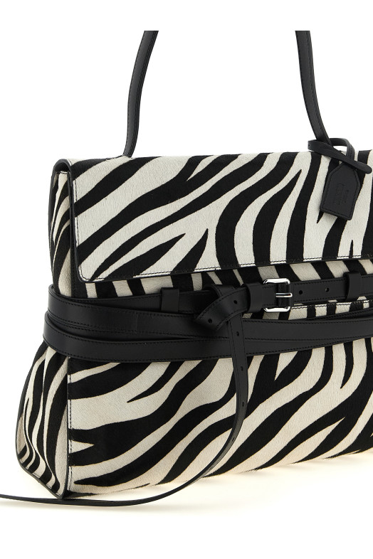 Regular 'Tie Me' handbag Black-grey