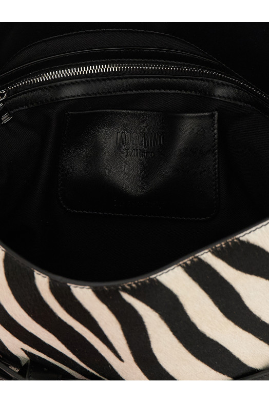 Regular 'Tie Me' handbag Black-grey