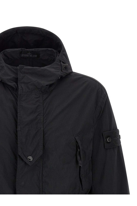 Куртка «Badge Stone Island Ghost»  Чорна L2S15Q100024S00F6V0029