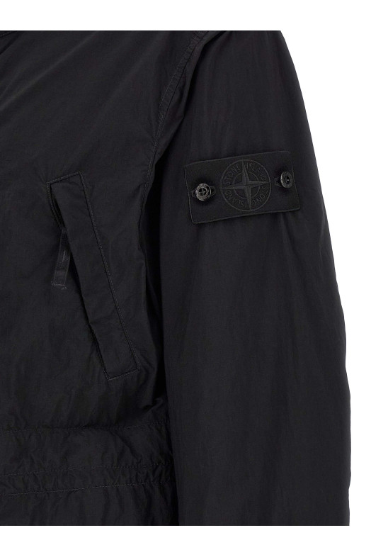Куртка «Badge Stone Island Ghost»  Чорна L2S15Q100024S00F6V0029