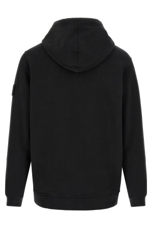 'Badge Stone Island' hoodie Black