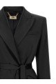 Блейзер із еластичного атласу, чорний ELISABETTA FRANCHI GI27966E2110