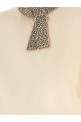 Valentino Garavani jewel collar top White