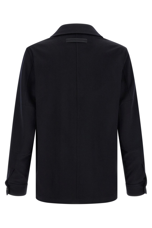 Oasis Cashmere Overshirt  Blue