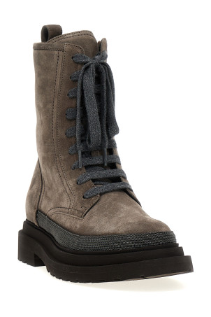'Monile' ankle boots Gray