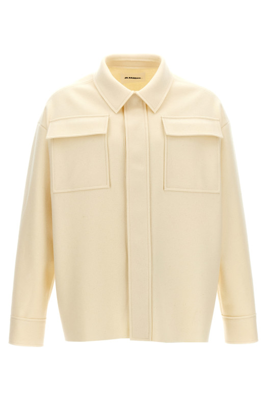 Сорочка з тканини, біла JIL SANDER J47DL0152J20212105