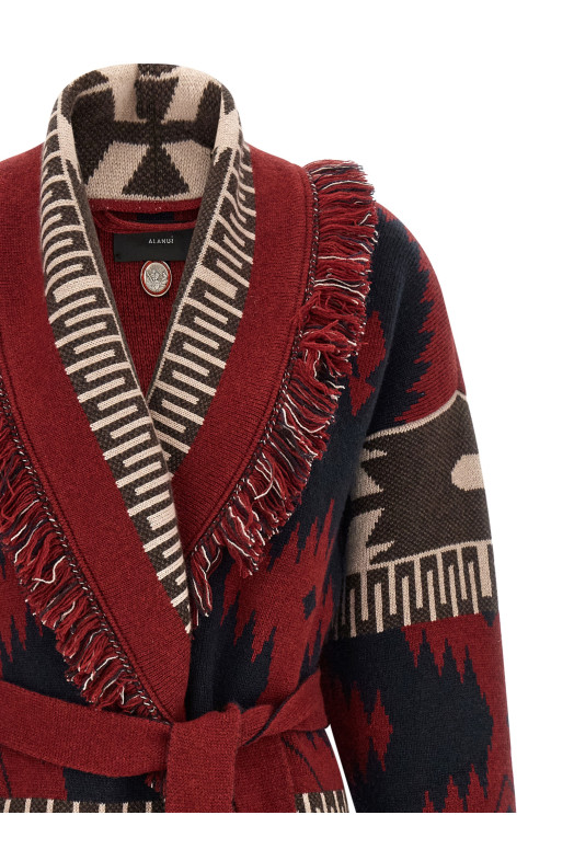 'Icon' cardigan Red