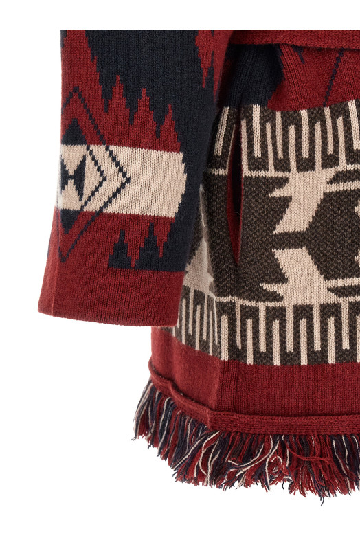 'Icon' cardigan Red