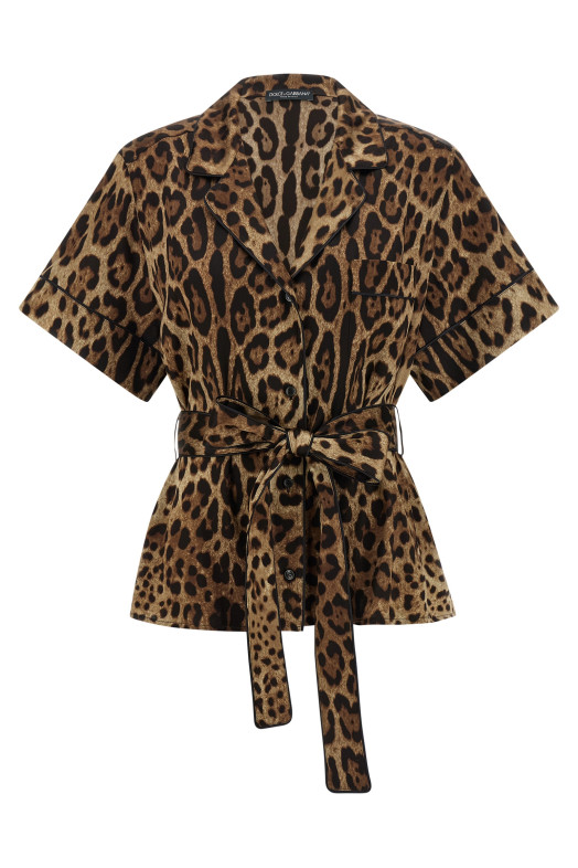 Leopard shirt Brown