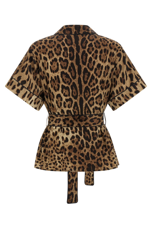 Leopard shirt Brown