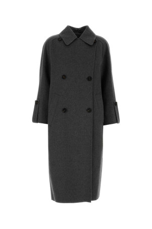 Темно-сіре вовняне пальто «Аліса» S від MAXMARA (2619011011600) MAX MARA STUDIO