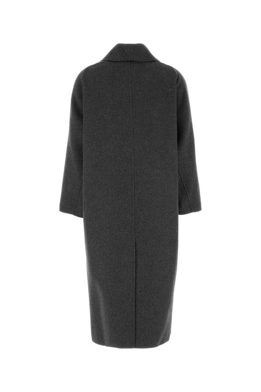 Темно-сіре вовняне пальто «Аліса» S від MAXMARA (2619011011600) MAX MARA STUDIO