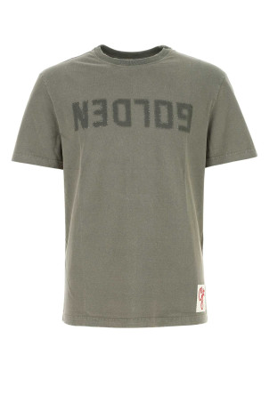 Dove grey cotton t-shirt GOLDEN GOOSE DELUXE BRAND (GMP01220P000671)
