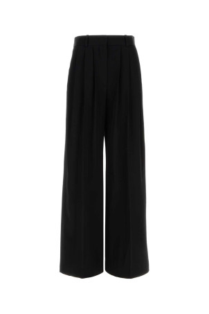 Black wool Daniele wide-leg pant Black THE ROW (R000335W4685)