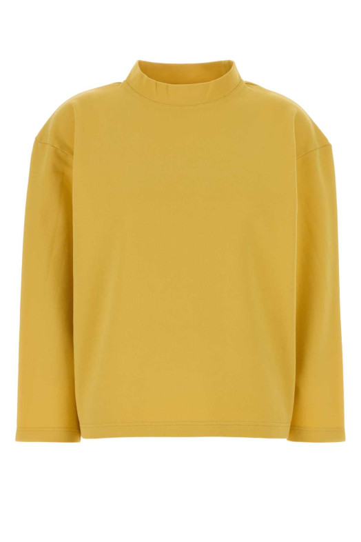 Yellow cotton blend oversize t-shirt THE ROW (R000709K842)