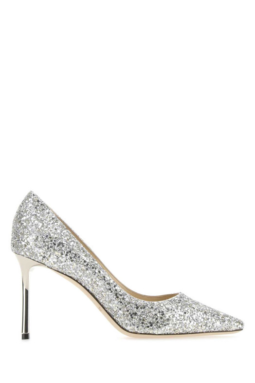 Embellished leather Roma 85 pumps Beige JIMMY CHOO (ROMY85CGF)