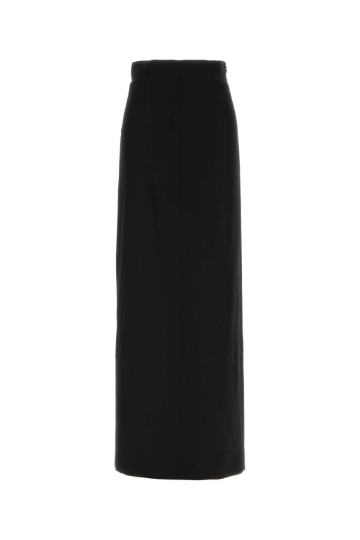 Black wool skirt MAISON MARGIELA (S29MI0015M35859)