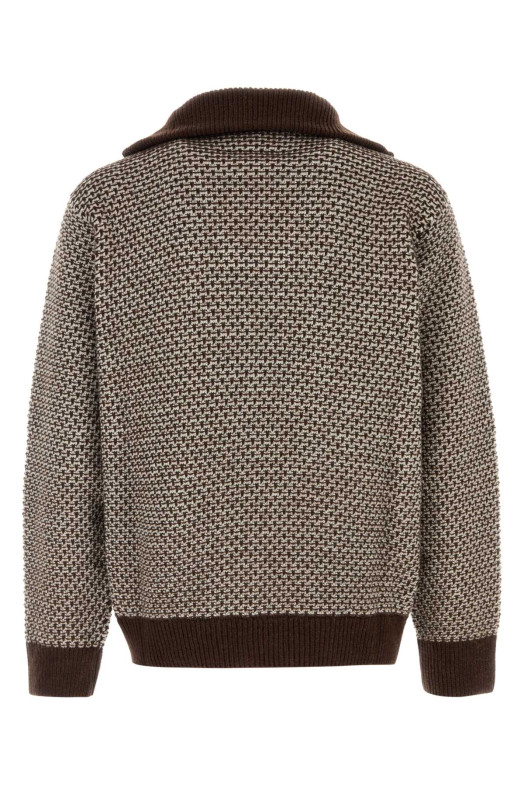 Embroidered wool blend polo shirt MM6 MAISON MARGIELA (SH2GL0015M13354)
