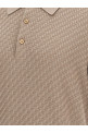 Knitted polo shirt Beige