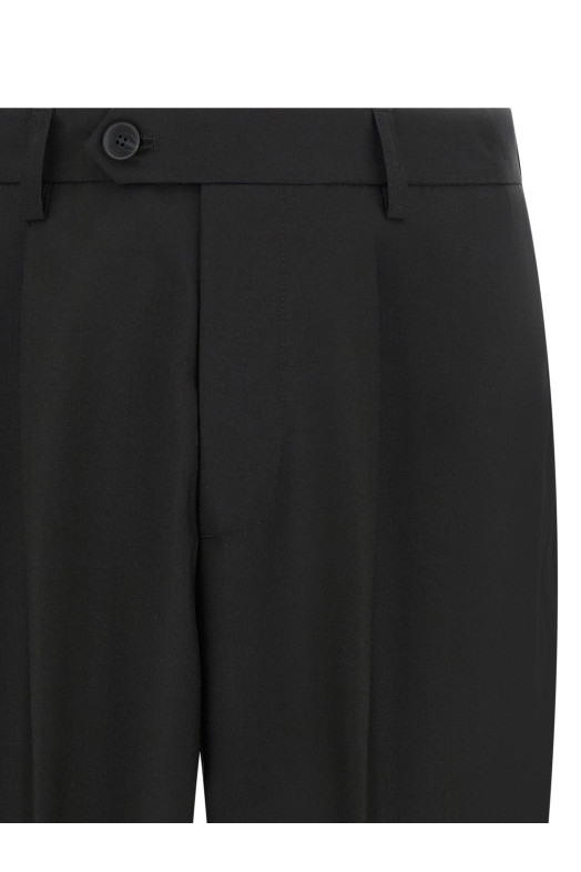 Брюки по фигуре  Черные M126035BLACKTROPICALWOOL