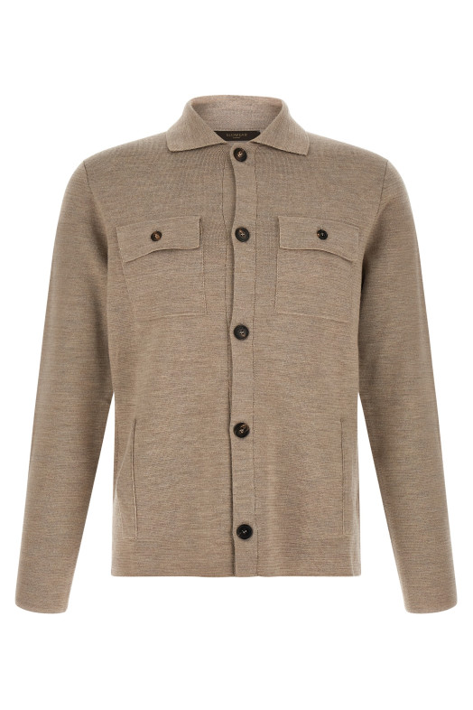 Бежевый кардиган ZANONE 810141ZQ209Z3663