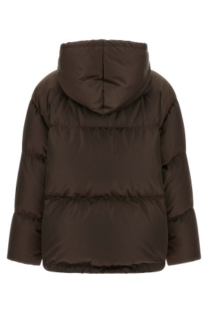 Re-nylon down jacket Brown