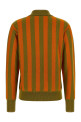 Смугаста трикотажна сорочка-поло, різнокольорова ALBERTO BIANI MG836WS0003ORANGEVERDE