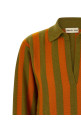 Смугаста трикотажна сорочка-поло, різнокольорова ALBERTO BIANI MG836WS0003ORANGEVERDE