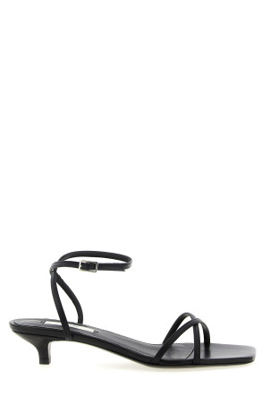 'Letaher Crossover' sandals Black