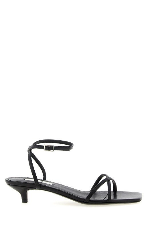 'Letaher Crossover' sandals Black
