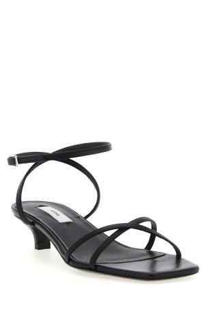 'Letaher Crossover' sandals Black