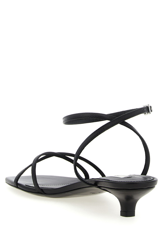 'Letaher Crossover' sandals Black
