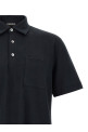 Футболка-поло з кишенею, синя ZEGNA UI392A4I752B09