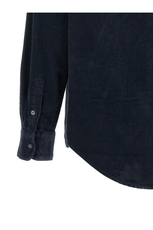 Рубашка из вельвета, синяя POLO RALPH LAUREN 211A93203008