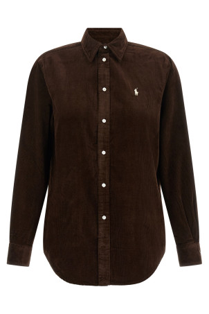 Рубашка из вельвета, коричневая POLO RALPH LAUREN 211A93203009