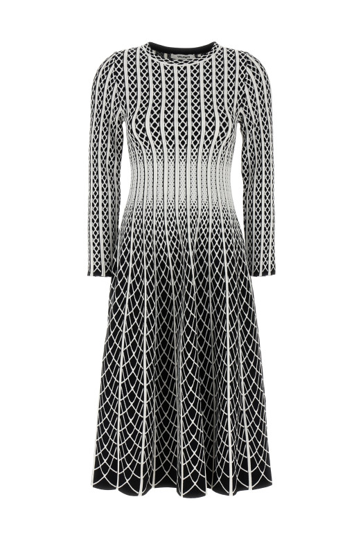 'Ludovica' dress Black-grey