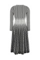 'Ludovica' dress Black-grey