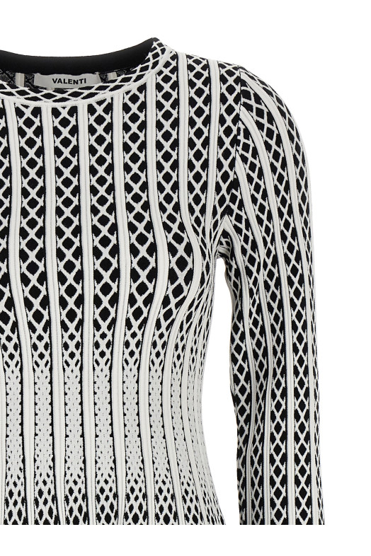 'Ludovica' dress Black-grey