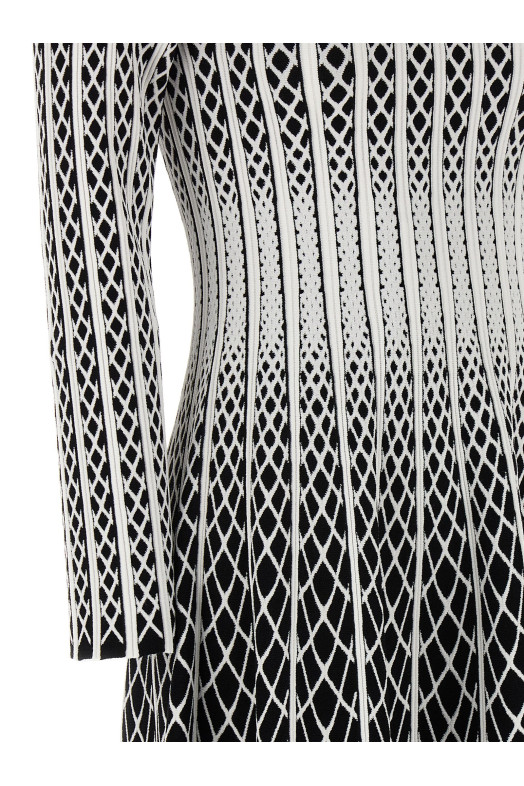 'Ludovica' dress Black-grey