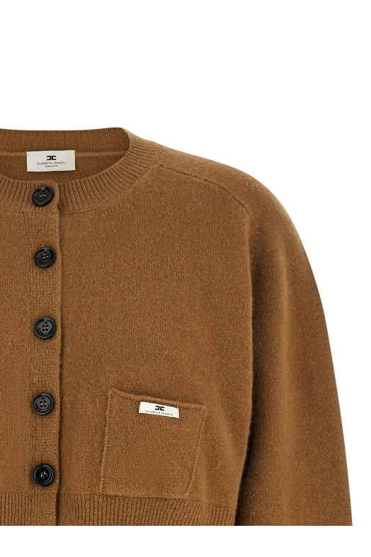 Кардиган Tricot, коричневый ELISABETTA FRANCHI MK12T66E2AI6