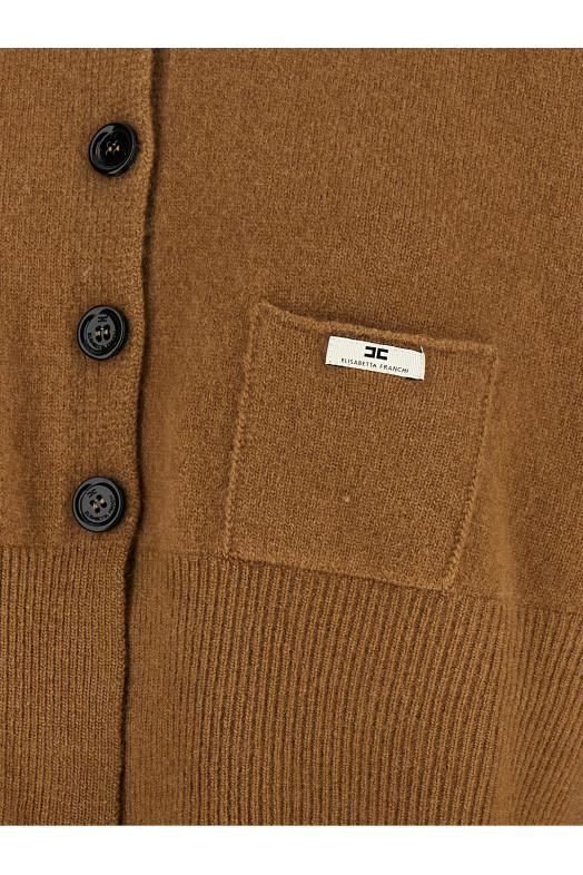 Кардиган Tricot, коричневый ELISABETTA FRANCHI MK12T66E2AI6