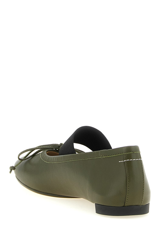 'Anatomic Numeric' ballet flats Green
